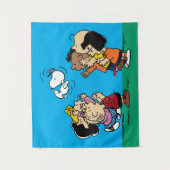 Erdnüsse | Freunde Spaß Wandteppich (Vorderseite)