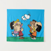 Erdnüsse | Freunde Spaß Wandteppich (Vorderseite (Horizontal))