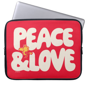 Erdnüsse Frieden und Liebe Woodstock Laptopschutzhülle