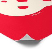 Erdnüsse | Frieden und Liebe Woodstock Poster (Ecke)