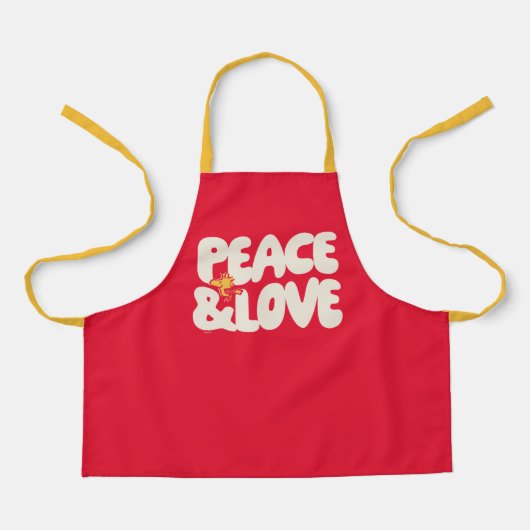 Erdnüsse | Frieden und Liebe Woodstock Schürze (Vorderseite)