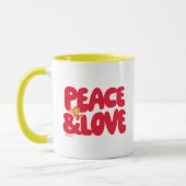 Erdnüsse | Frieden und Liebe Woodstock Tasse (Links)