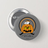 Erdnüsse | Frohe Halloween Button (Vorne & Hinten)
