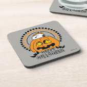 Erdnüsse | Frohe Halloween Getränkeuntersetzer (Linke Seite)