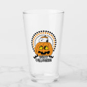 Erdnüsse | Frohe Halloween Glas (Vorderseite)