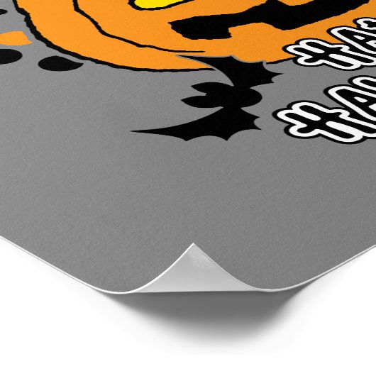 Erdnüsse | Frohe Halloween Poster (Ecke)