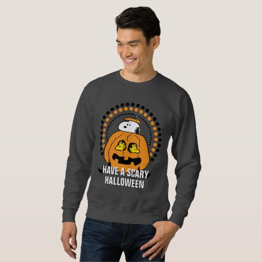 Erdnüsse | Frohe Halloween Sweatshirt (Vorne ganz)