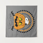 Erdnüsse | Frohe Halloween Wandteppich (Vorderseite (Horizontal))