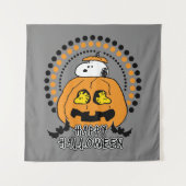 Erdnüsse | Frohe Halloween Wandteppich (Vorderseite)