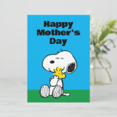 Erdnüsse | Frohe Muttertagsarmut Feiertagskarte (Stehend Vorderseite)