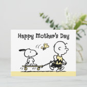 Erdnüsse | Frohe Muttertagskateboard Feiertagskarte (Stehend Vorderseite)