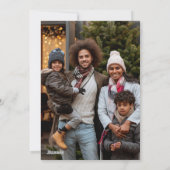 Erdnüsse Frohe Weihnachten | Geben Sie Ihr Foto un (Rückseite)