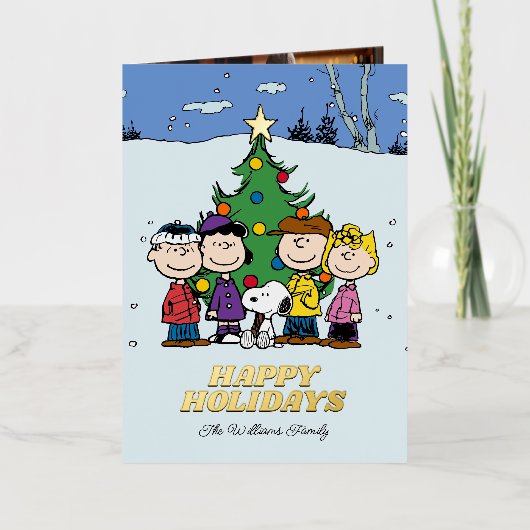 Erdnüsse Frohe Weihnachten | Geben Sie Ihr Foto un (Vorderseite)