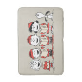 Erdnüsse | Frohe Weihnachtslieder Badematte (Vorderseite Vertikal)