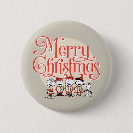 Erdnüsse | Frohe Weihnachtslieder Button (Vorderseite)