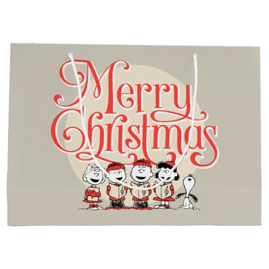 Erdnüsse | Frohe Weihnachtslieder Große Geschenktüte (Rückseite)