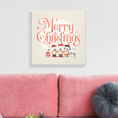 Erdnüsse | Frohe Weihnachtslieder Leinwanddruck (Insitu (Wohnzimmer))