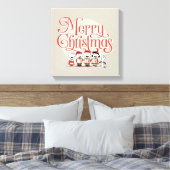 Erdnüsse | Frohe Weihnachtslieder Leinwanddruck (Insitu (Schlafzimmer))