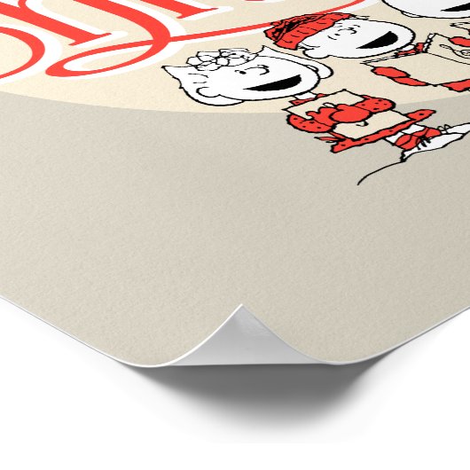 Erdnüsse | Frohe Weihnachtslieder Poster (Ecke)