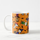 Erdnüsse | Fröhliches Halloween-Muster Kaffeetasse (Links)