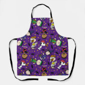Erdnüsse | Fröhliches Halloween-Muster Schürze (Vorderseite)