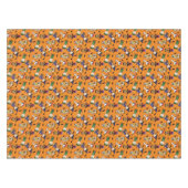 Erdnüsse | Fröhliches Halloween-Muster Tischdecke (Vorderseite (Horizontal))