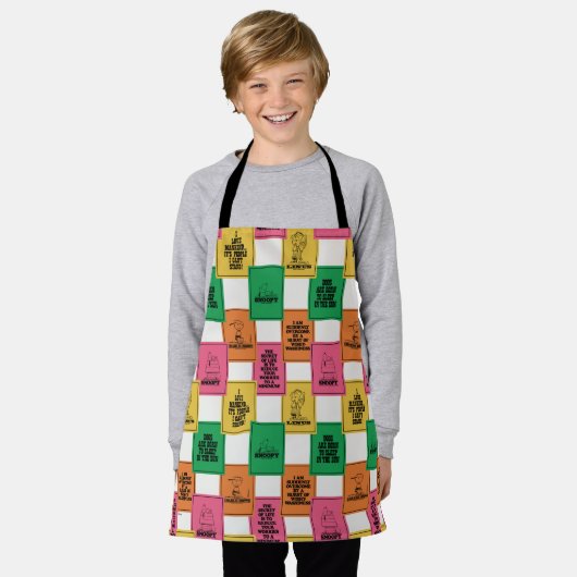 Erdnüsse | Fun Colorblock Muster Schürze (Getragen)