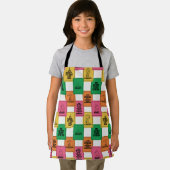 Erdnüsse | Fun Colorblock Muster Schürze (Insitu)