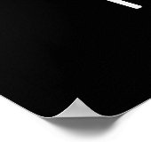 Erdnüsse Funny Crazy Pea Pun Dark BG Poster (Ecke)