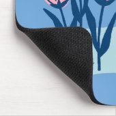 Erdnüsse | Garten mit Snoopie und Holzblumen Mousepad (Ecke)