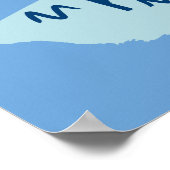 Erdnüsse | Garten mit Snoopie und Holzblumen Poster (Ecke)