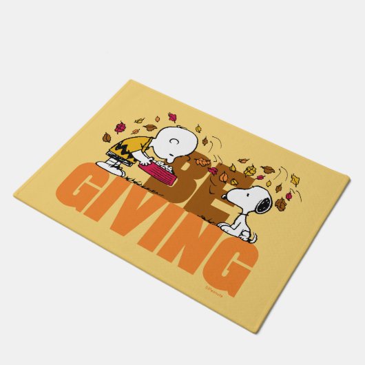 Erdnüsse | Geben Fußmatte (Schrägansicht)