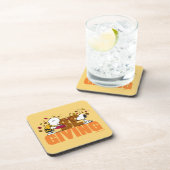 Erdnüsse | Geben Getränkeuntersetzer (Rechte Seite)