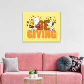 Erdnüsse | Geben Leinwanddruck (Insitu (Wohnzimmer))