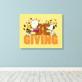 Erdnüsse | Geben Leinwanddruck (Insitu (Holzboden))