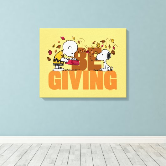 Erdnüsse | Geben Leinwanddruck (Insitu (Holzboden))