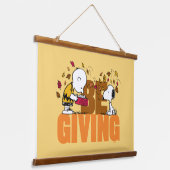 Erdnüsse | Geben Wandteppich Mit Holzrahmen (Gewinkelt)