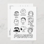 Erdnüsse gegenüber postkarte (Vorne/Hinten)