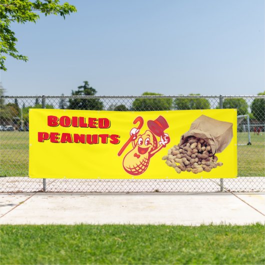 Erdnüsse, gekocht, zum Verkauf bestimmt Banner (InSitu)