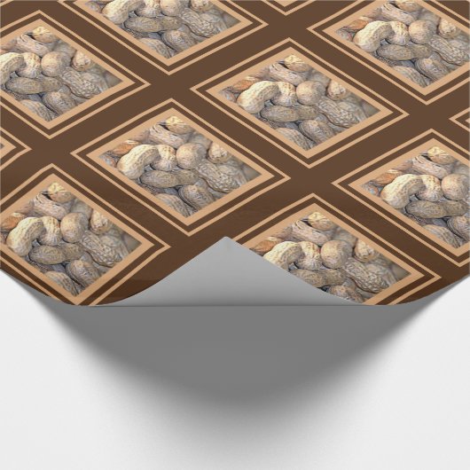 Erdnüsse Geschenkpapier (Ecke)