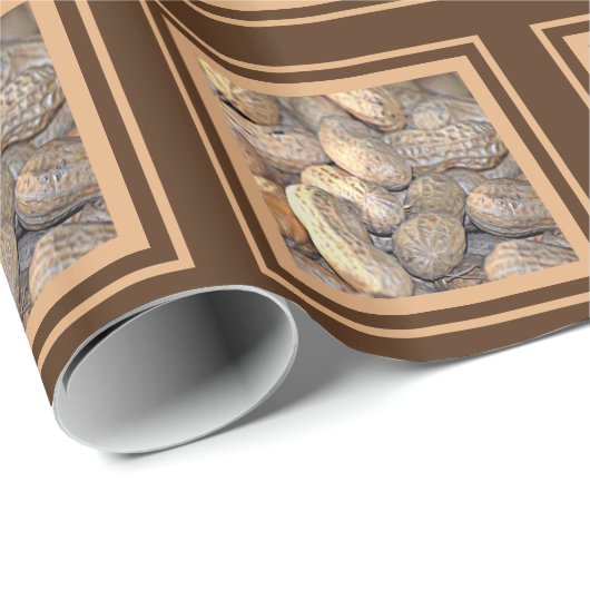 Erdnüsse Geschenkpapier (Rolleneckpunkt)