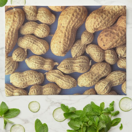 Erdnüsse Geschirrtuch (Gefaltet)