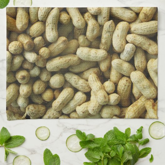 Erdnüsse Geschirrtuch (Gefaltet)