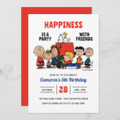 Erdnüsse Glück Ist Eine Party Geburtstag Einladung (Vorne/Hinten)