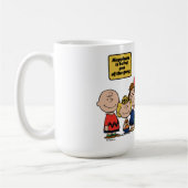 Erdnüsse | Glück ist eins der Gang Kaffeetasse (Links)