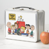 Erdnüsse | Glück ist eins der Gang Metall Brotdose (Beispiel)