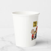 Erdnüsse | Glück ist eins der Gang Pappbecher (Rechts)