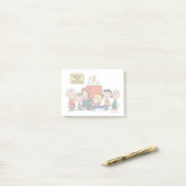 Erdnüsse | Glück ist eins der Gang Post-it Klebezettel (Auf Schreibtisch)