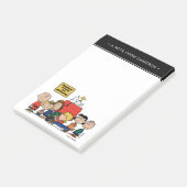 Erdnüsse | Glück ist eins der Gang Post-it Klebezettel (angewinkelt)