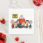 Erdnüsse | Glück ist eins der Gang Serviette (Beispiel)